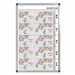 Personal-Raum-Plan, 12 Stunden, 33 Spalten, 123x77 cm, 